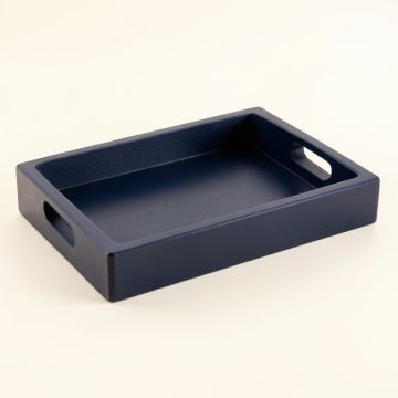 Summit Branch Serving Tray - Navy (synthetic illustration; no displayed measurements)