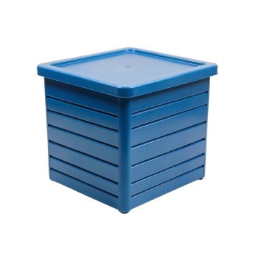 Dune Canyon Closed Outdoor Storage Box - Blue