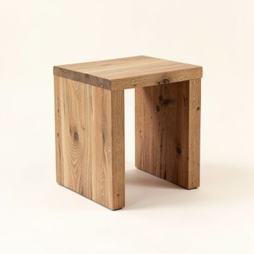 Winkleman Recycled Teak End Table (synthetic illustration; no displayed measurements)