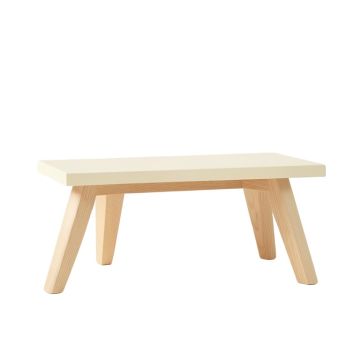Flint Canyon Indoor Bench - Cream