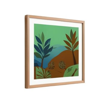 Summer 5 Framed Graphic Art On Wrapped Canvas