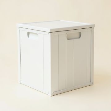River Branch Closed Outdoor Storage Box - White (synthetic illustration; no displayed measurements)