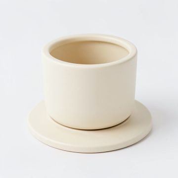 Cove Branch Empty Candle Holder - Cream (synthetic illustration; no displayed measurements)