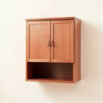 Alder Bluff Wall-Mounted Laundry Cabinet - Terracotta (synthetic illustration; no displayed measurements)