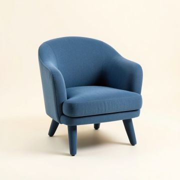 Meadow Crest Upholstered Armchair - Blue (synthetic illustration; no displayed measurements)