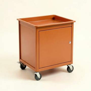 Cliff Arc Empty Rolling Workshop Cart (synthetic illustration; no displayed measurements)