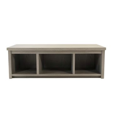 Pine Dell Shoe Storage Bench - Gray