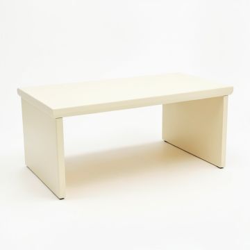 Elm Bluff Desktop Monitor Riser - Ivory (synthetic illustration; no displayed measurements)