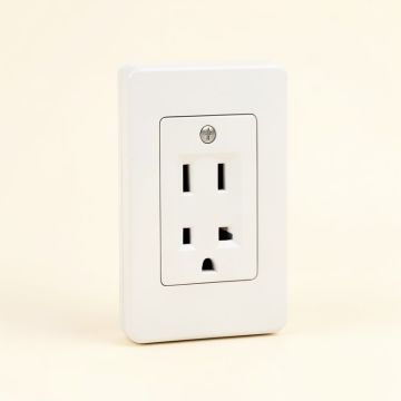 Surge Protector Wall Mounted Outlet (synthetic illustration; no displayed measurements)