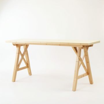 Harbor Brook Empty Workshop Workbench - Cream (synthetic illustration; no displayed measurements)