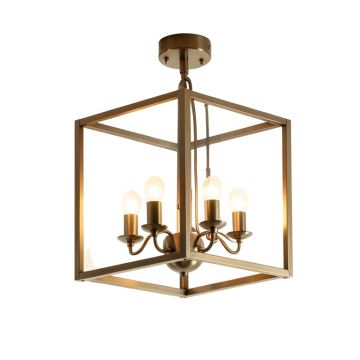 Kowalewski 4 - Light Lantern Square Chandelier