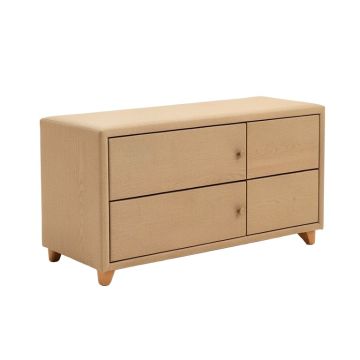 Alexandria Wood Drawers/Shoe Storage Bench