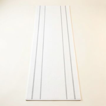 Willow Arc Narrow Runner Rug - White (synthetic illustration; no displayed measurements)