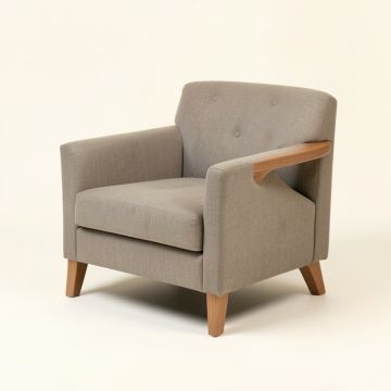 Tiemann 30 '' Wide Polyester Armchair (synthetic illustration; no displayed measurements)