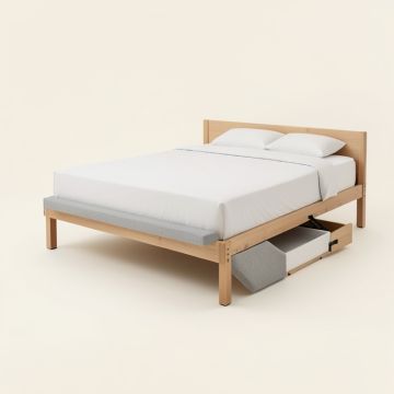 Rasa Twin Standard Bed With Trundle (synthetic illustration; no displayed measurements)