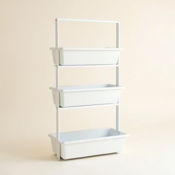 Flint Bluff Empty Vertical Garden Frame - White (synthetic illustration; no displayed measurements)