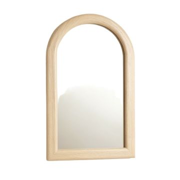 Lake Branch Framed Wall Mirror - Beige