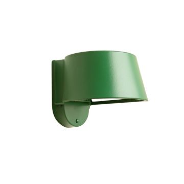 Wren Canyon Wall Sconce Mounted On A Plain Wall - Green