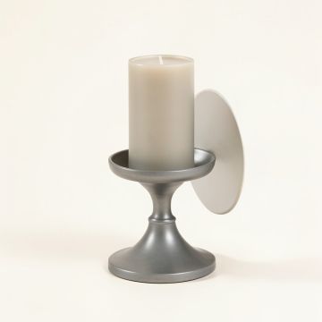 Crafted Wall Candleholder Metal And Glass Sconce (synthetic illustration; no displayed measurements)