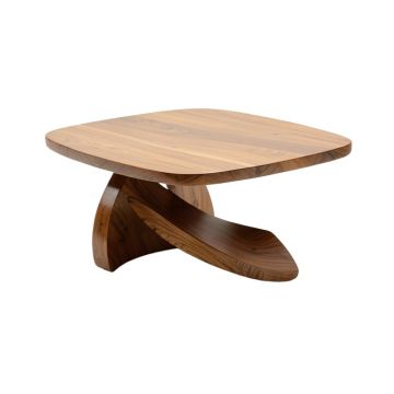 Mirefield Solid Wood Abstract Coffee Table