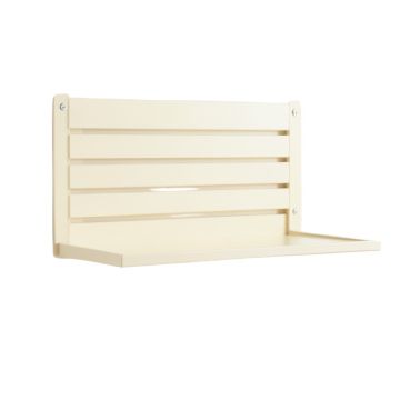 Holly Crest Wall-Mounted Entryway Organizer Shelf - Ivory