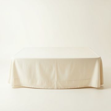 Heath Bridge Flat Bed Sheet - Ivory (synthetic illustration; no displayed measurements)