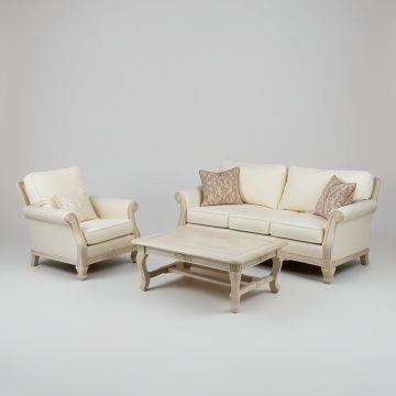 Winston Porter Outdoor Loveseat Set (synthetic illustration; no displayed measurements)