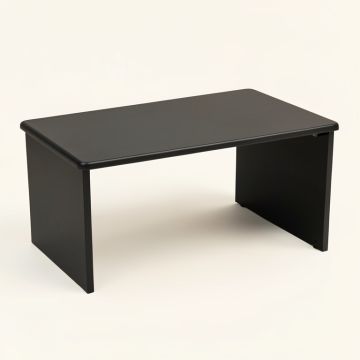 Hazel Dell Desktop Monitor Riser - Black (synthetic illustration; no displayed measurements)
