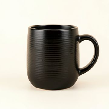 Glen Crossing Ceramic Mug - Black (synthetic illustration; no displayed measurements)