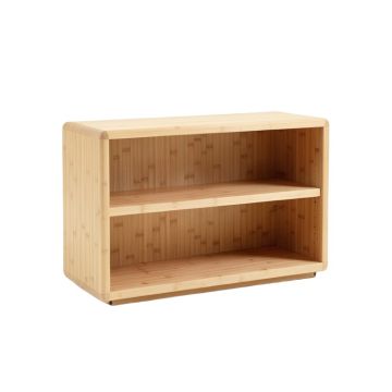 Elm Bend Low Bookcase - Beige
