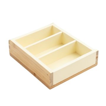 Sage Branch Empty Pantry Drawer Organizer Insert - Cream