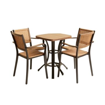 Wantaugh Outdoor 3 Piece Bistro Set