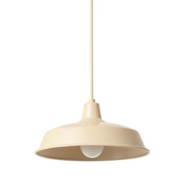 Sage Crossing Pendant Light Suspended From One Plain Cable - Beige