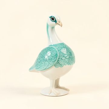 Afshari Peacock Figurine (synthetic illustration; no displayed measurements)