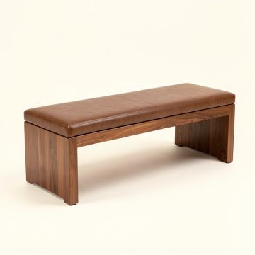 Channel Island Wood Bench (synthetic illustration; no displayed measurements)