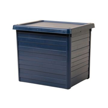 Cove Brook Closed Outdoor Storage Box - Navy