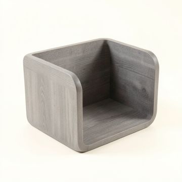 Linden Bluff Empty Furniture-Style Litter Enclosure - Gray (synthetic illustration; no displayed measurements)