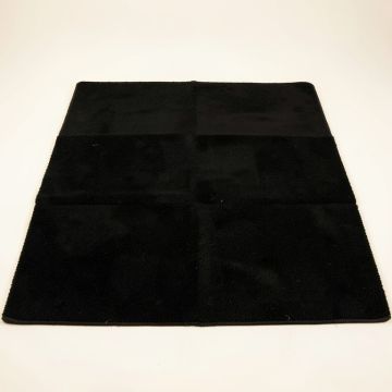 River Bridge Rectangular Area Rug - Black (synthetic illustration; no displayed measurements)