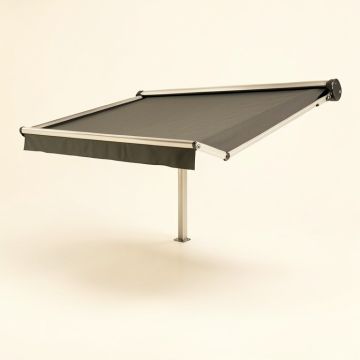 5 Ft. W X 10 Ft. D Metal Retractable Standard Side Awning (synthetic illustration; no displayed measurements)