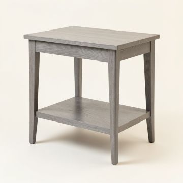 Bay Field Side Table - Gray (synthetic illustration; no displayed measurements)
