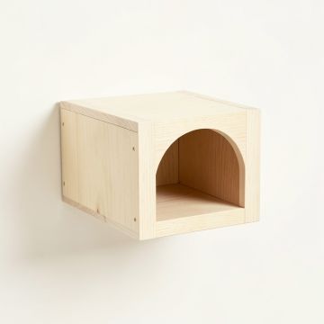 Alder Branch Wall-Mounted Cat Perch - Ivory (synthetic illustration; no displayed measurements)