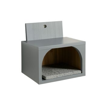 Ash Dale Wall-Mounted Cat Perch - Gray