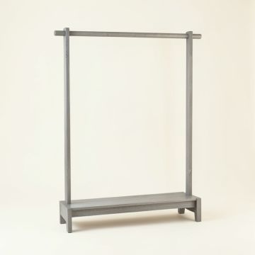 Rowan Brook Empty Garment Rack - Gray (synthetic illustration; no displayed measurements)