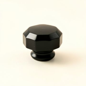 Vale Crest Cabinet Knob Without Packaging - Black (synthetic illustration; no displayed measurements)