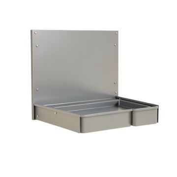 Cliff Branch Empty Wall-Mounted Tool Organizer Panel - Gray