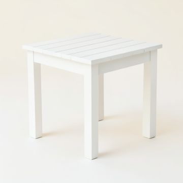 Dawn Brook Compact Balcony Table - White (synthetic illustration; no displayed measurements)