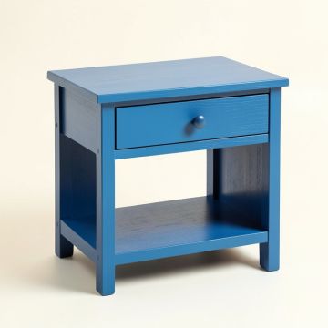 Ridge Edge Nightstand - Blue (synthetic illustration; no displayed measurements)