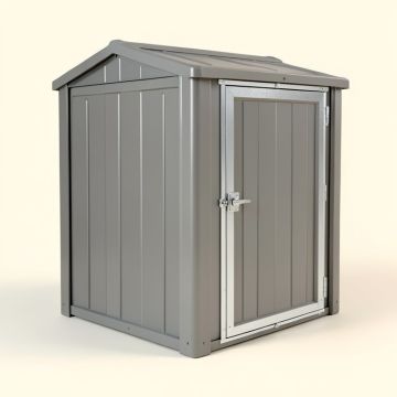Garden Plastic/Metal Storage Shed (synthetic illustration; no displayed measurements)