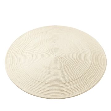 Harbor Branch Round Area Rug - Cream (synthetic illustration; no displayed measurements)