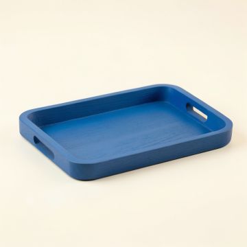 Vale Crossing Serving Tray - Blue (synthetic illustration; no displayed measurements)